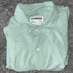 Express Green Dress Shirt